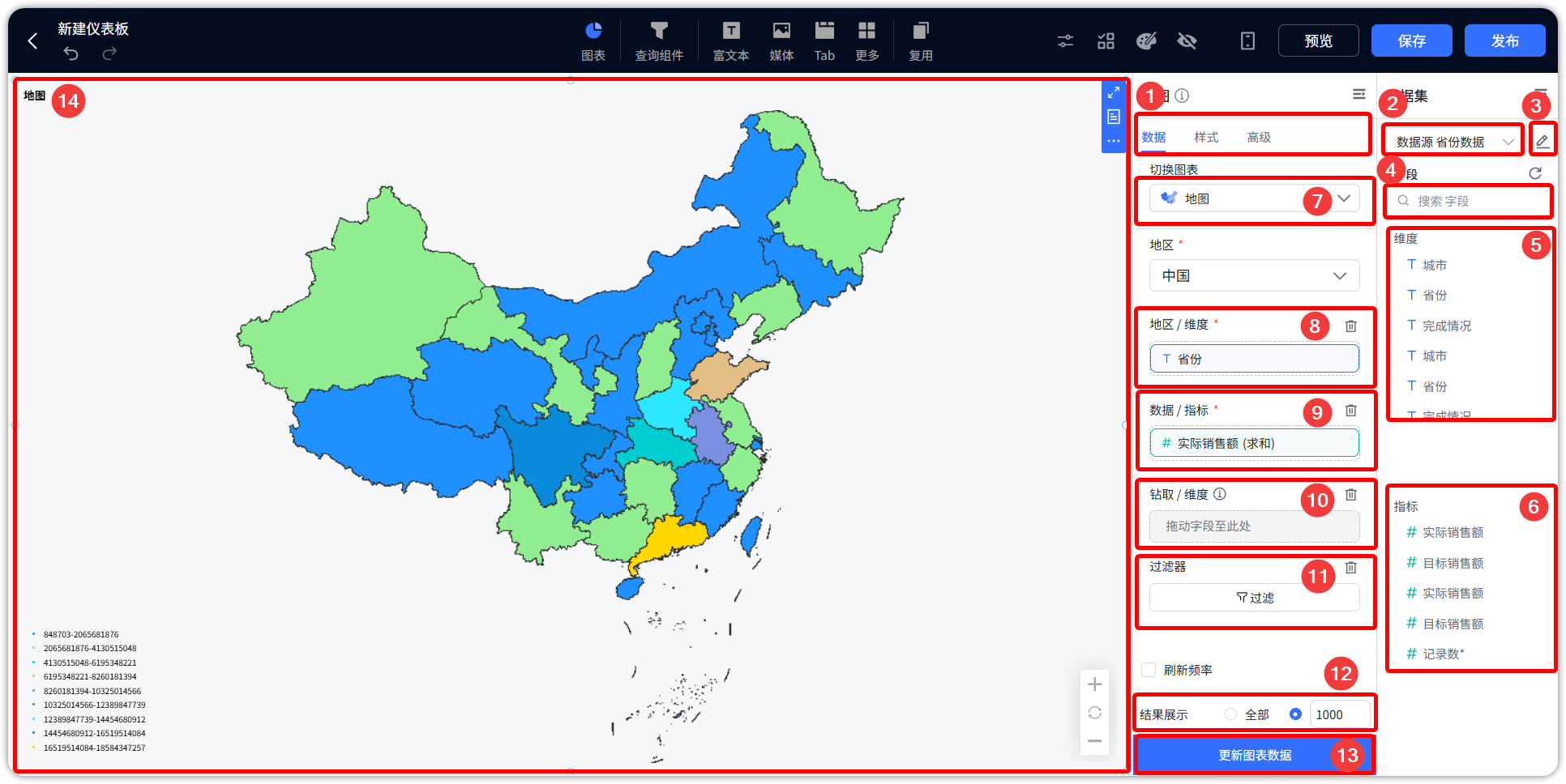 视图主功能区